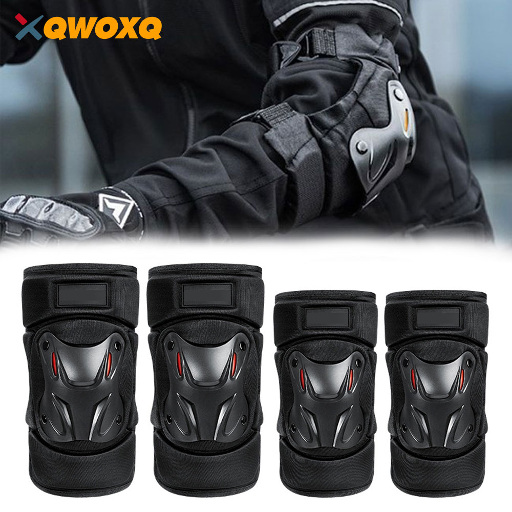 Mountain Biking Elbow Pads - 1 Pair Elbow Support Protective Motorbike