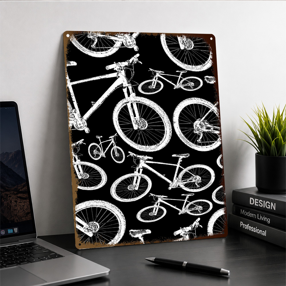 Mountain Bike Pattern Graphic  - Mountain Biking Europe ulasan dan harga