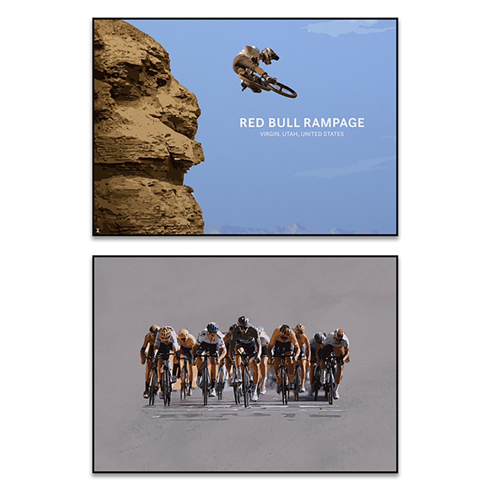 Mountain Bike Print - Utah Dow - Mountain Biking Europe ulasan dan harga