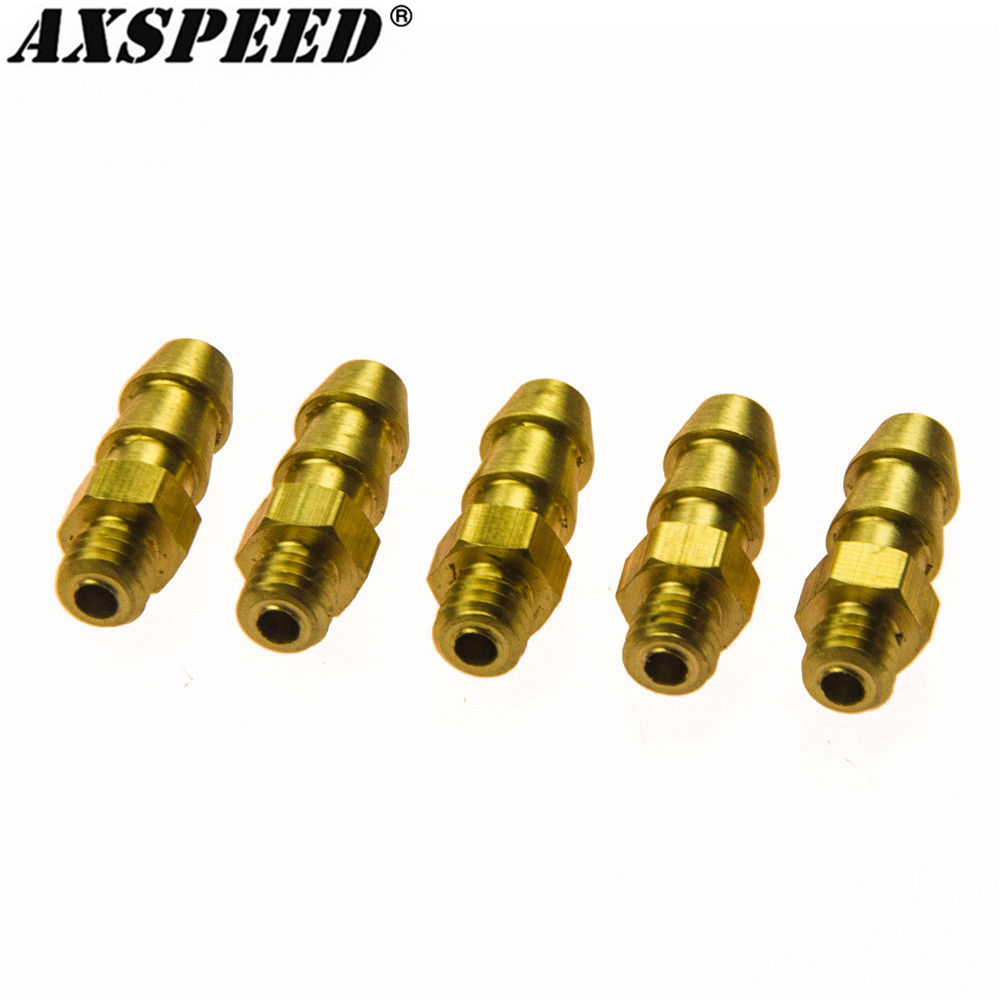 AXSPEED 5Pcs M4 M5 M6 Threaded - Spoke Nipple Brass ulasan dan harga