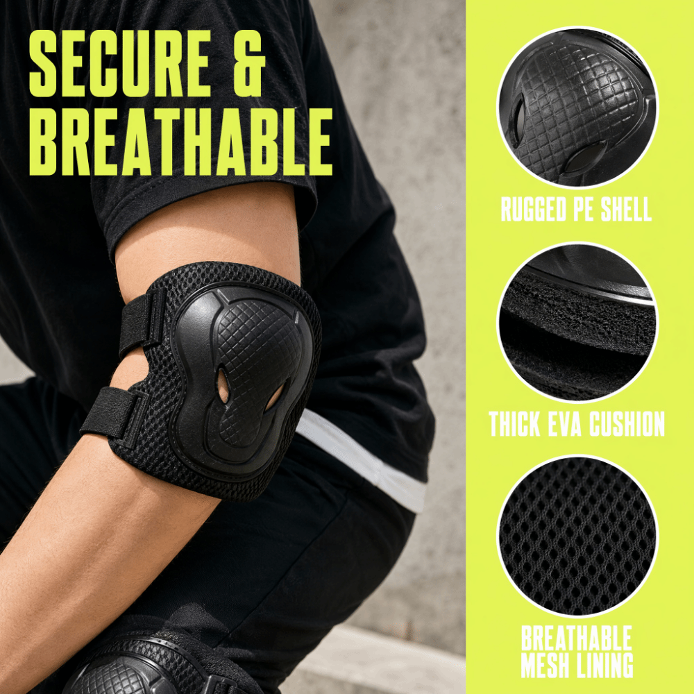 6pcs 6 In 1 Set Knee Pads Set  - Mountain Biking Elbow Pads ulasan dan harga