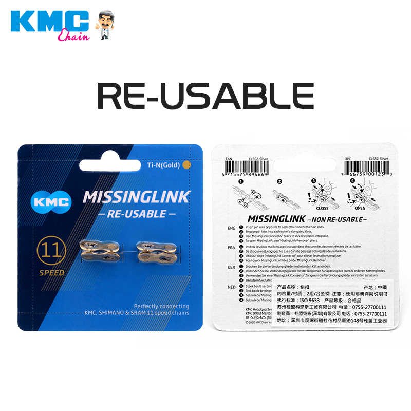 KMC 2 Pairs Bicycle Chain Miss - Chain Quick Link ulasan dan harga