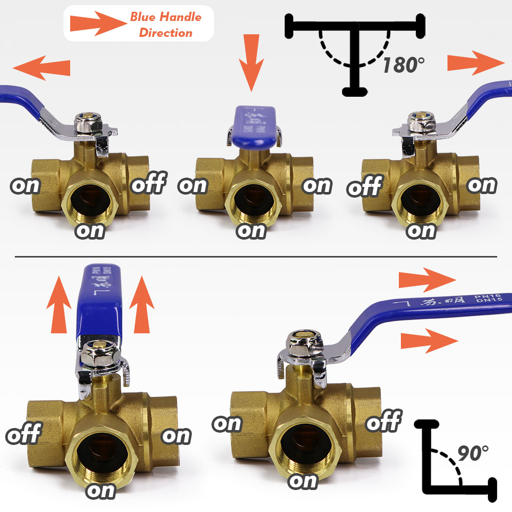 Brass Tee Ball Valve Adapter 6 - Spoke Nipple Brass ulasan dan harga